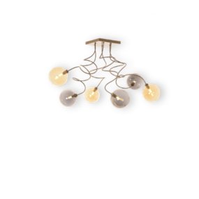 Moderne Deckenleuchte Illuminando GINA PALLINA 6 G9 LED Metallglas