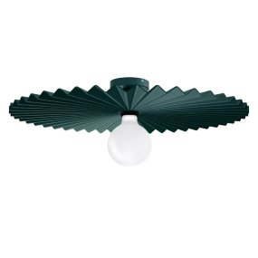 Plafoniera Linea Light DOGE S CA023AGBEZZ E27 LED metallo petrolio