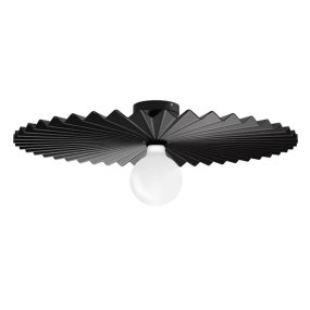 Plafonnier LED Linea Light DOGE S CA023ABBEZZ E27 en métal noir