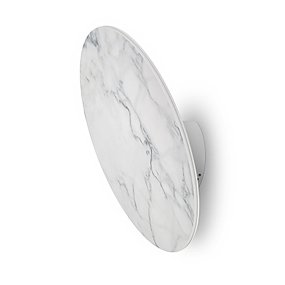 Applique tondo led Linea Light GEMINI 9676 3000K 2094LM IP40 bianco statuary