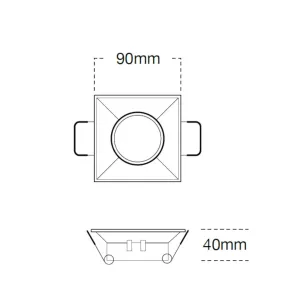 Faretto incasso Lampadari Bartalini ATEAG GU10 LED