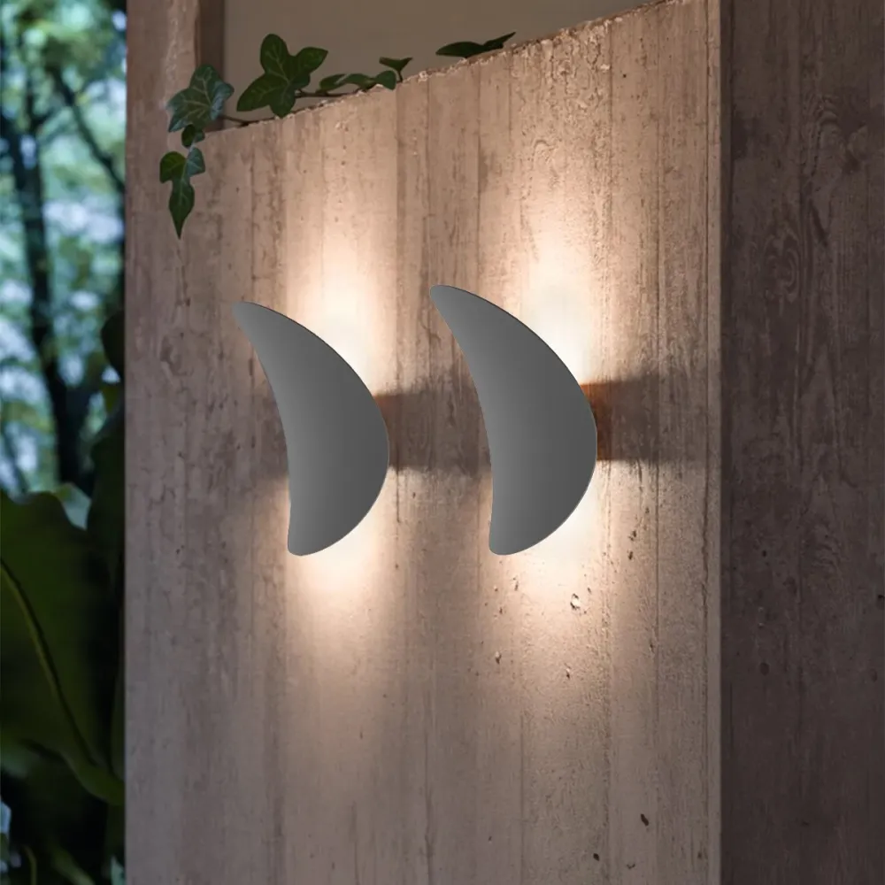 Aplique de pared exterior Linea Light ALBA 9663M