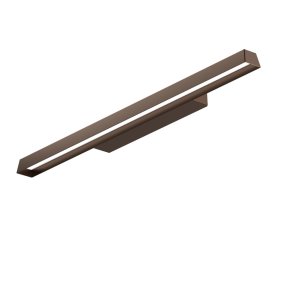 Applique esterno Linea Light LIRA 9340 3000K 1001LM LED IP65 acciaio inox 304 dark brown