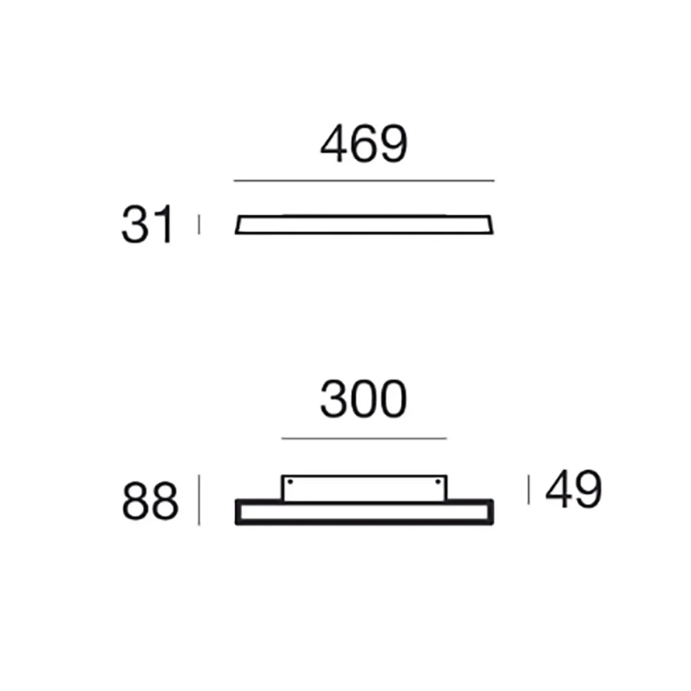 Applique murale extérieure Linea Light LIRA 9338