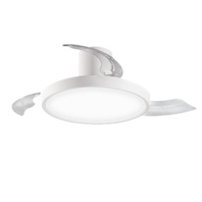 Ventilateur en métal acrylique à DEL Perenz ZORA 7195 B CT