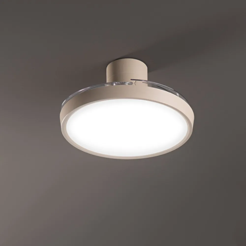 Ventilador metálico acrílico LED Perenz ZORA 7195 SB CT