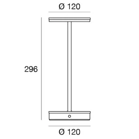 Linea Light Nachttischlampe GEMINI 9678
