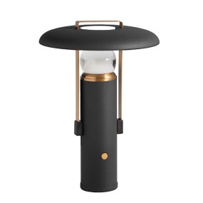 Abat-jour ricaricabile led cct touch Linea Light CAMPING 9652 140LM USB alluminio dark brown