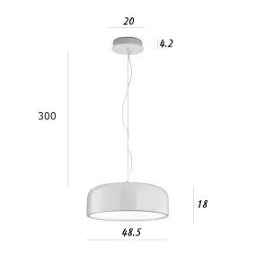 Lampadario metallo Perenz VELIA 8448 N CT