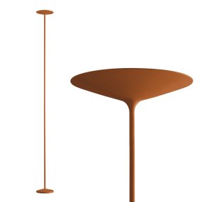 Piantana led Linea Light POE 8349 3000K 2375LM metallo terracotta