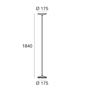 Piantana led Linea Light...