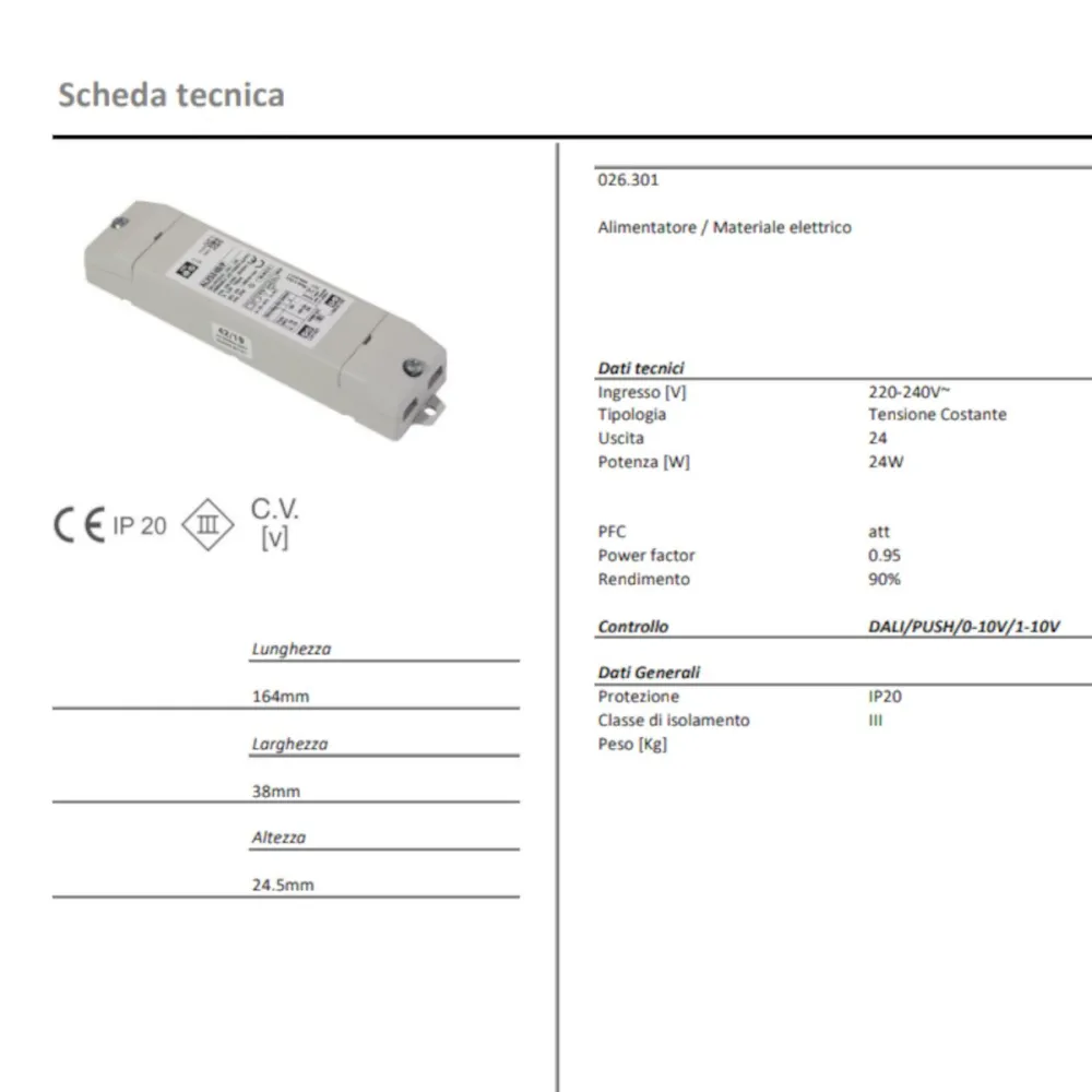 Alimentation Belfiore 9010 026.301 Transformateur pilote 4100E