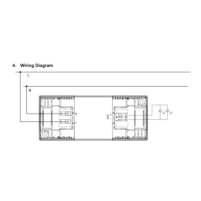 Transformateur 12W 026.258 pour art. Belfiore 9010 2485 A, 2486 A