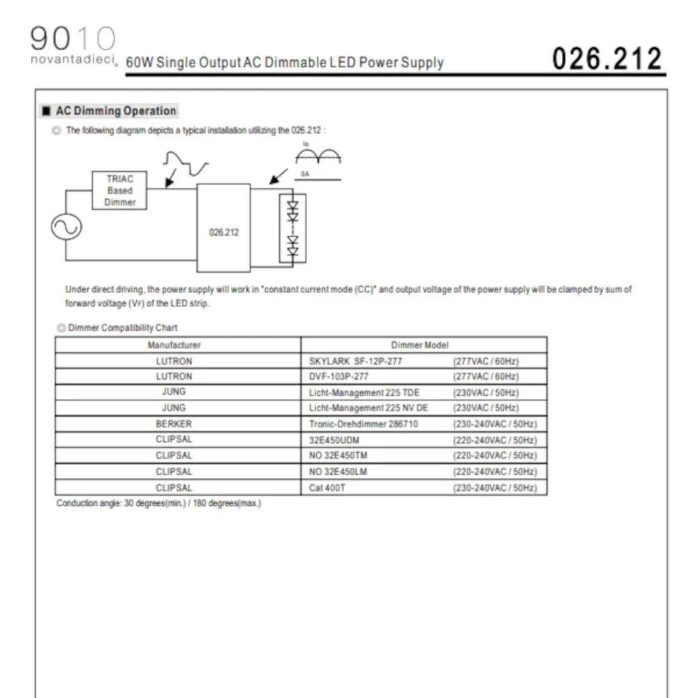 Fuente de alimentación, controlador, transformador 026. 212 Belfiore 9010