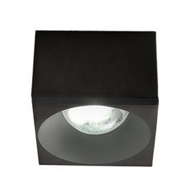 Plafoniera led Promoingross POCKET Q10 NE H 2700K 982Lm metallo nero