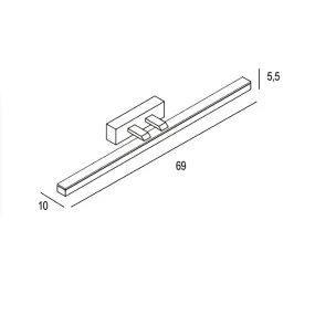 Applique led Promoingross RULER A69 RU