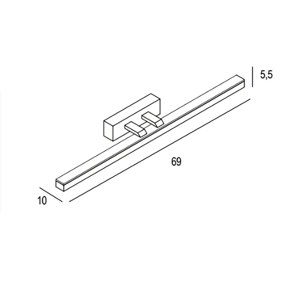Applique murale LED Promoingross RULER A69 RU
