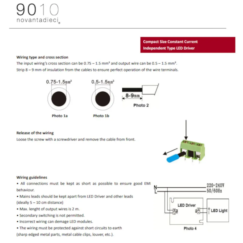 Transformateur, driver, alimentation 026.252 Belfiore 9010