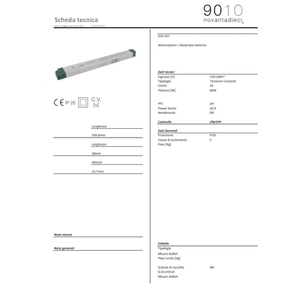 Driver 9010 Belfiore 026.267 60W