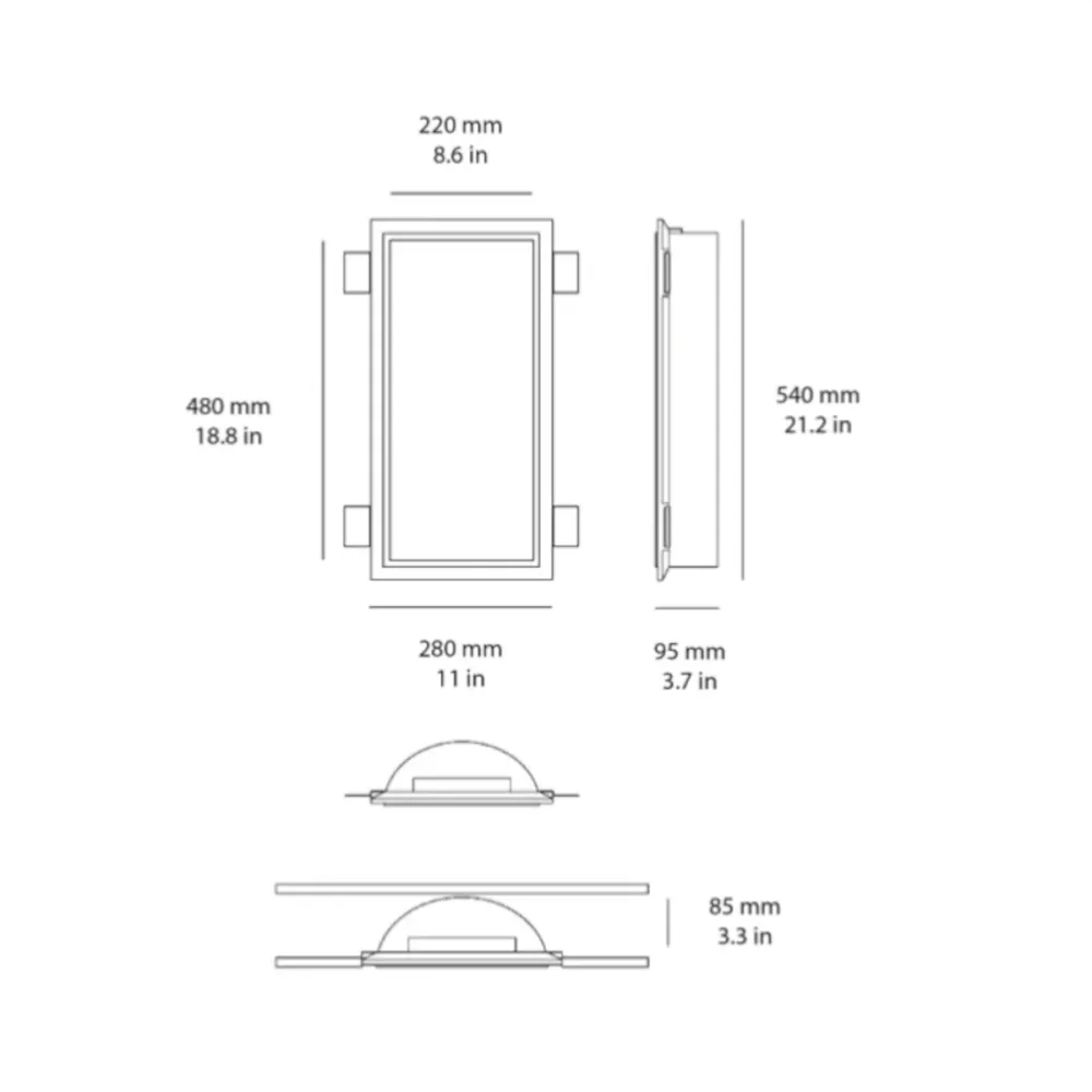 Belfiore 9010 MICROCOSMI TALL 2425C 3003 Spot encastrable LED