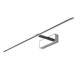 Lámpara de pared LED Promoingross TEAM A68 CR de cromo pulido