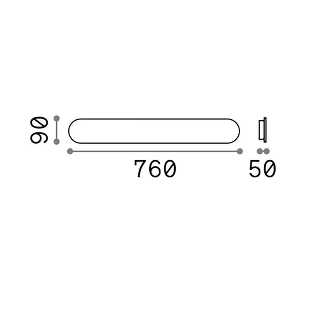 Applique murale moderne Ideal Lux ZIG ZAG ROUND 361949
