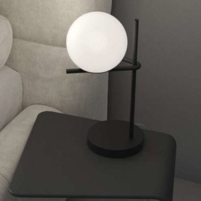 Pantalla de lámpara moderna Top Light HOLLY 1201 P NE E27 LED de metal y cristal