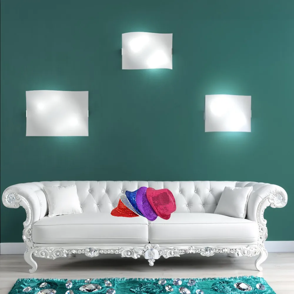 Lámpara de techo de cristal Top Light WING 1044 35