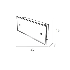 Top Light Wandleuchte BRICK 1122 AM