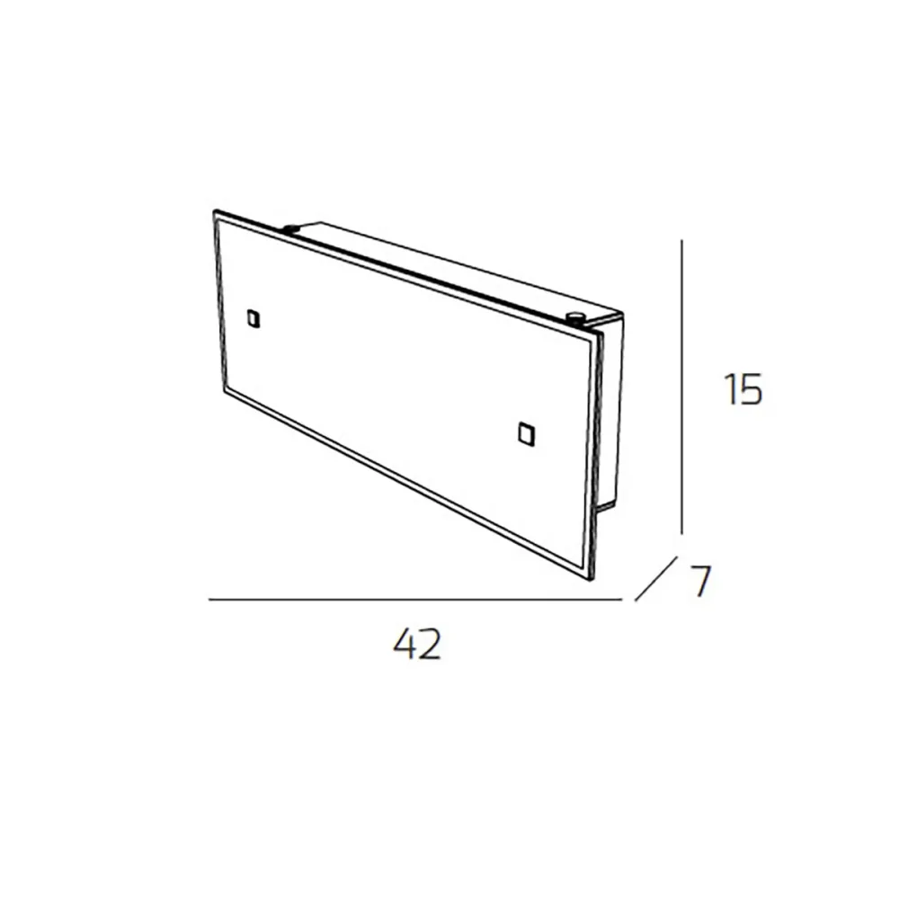 Applique Top Light BRICK 1122 AM