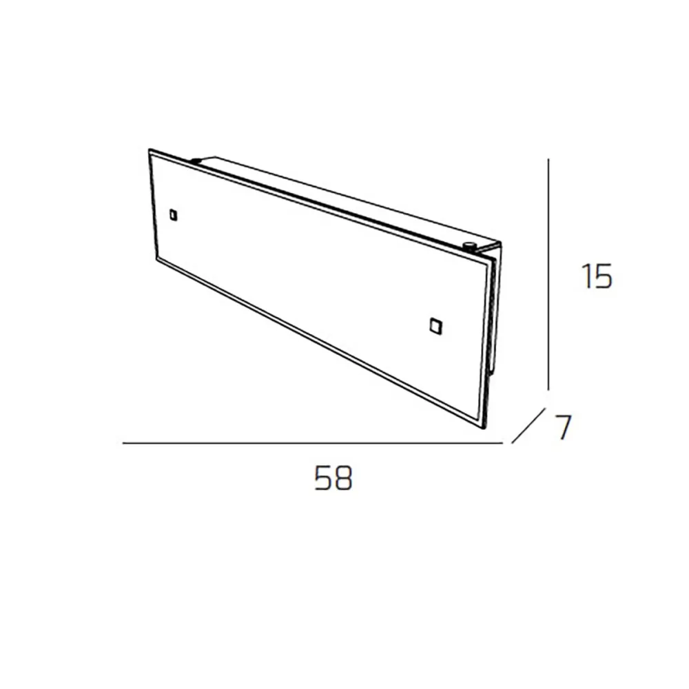 Applique murale Top Light BRICK1122 AG