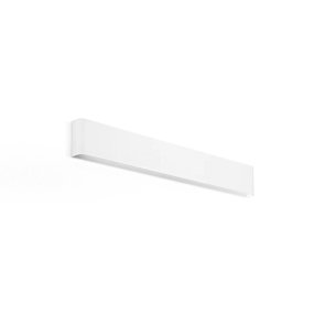 Aplique de pared moderno Ideal Lux DELTA 307015 de 61 cm, LED, 4000 K, 2250 lúmenes, doble emisión, aluminio blanco.
