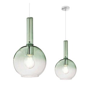 Perenz LOLLIPOP 8556 VE 6247 CL grüne Glas-Pendelleuchte