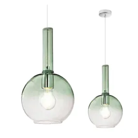 Suspension en verre vert Perenz LOLLIPOP 8556 VE 6247 CL