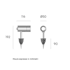 Sovil NITRO 97808 16 LED CCT IP65 piquet moderne