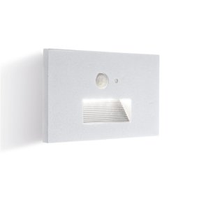 Segnapasso Sovil NINFEA 97809 02 LED sensore movimento alluminio vetro