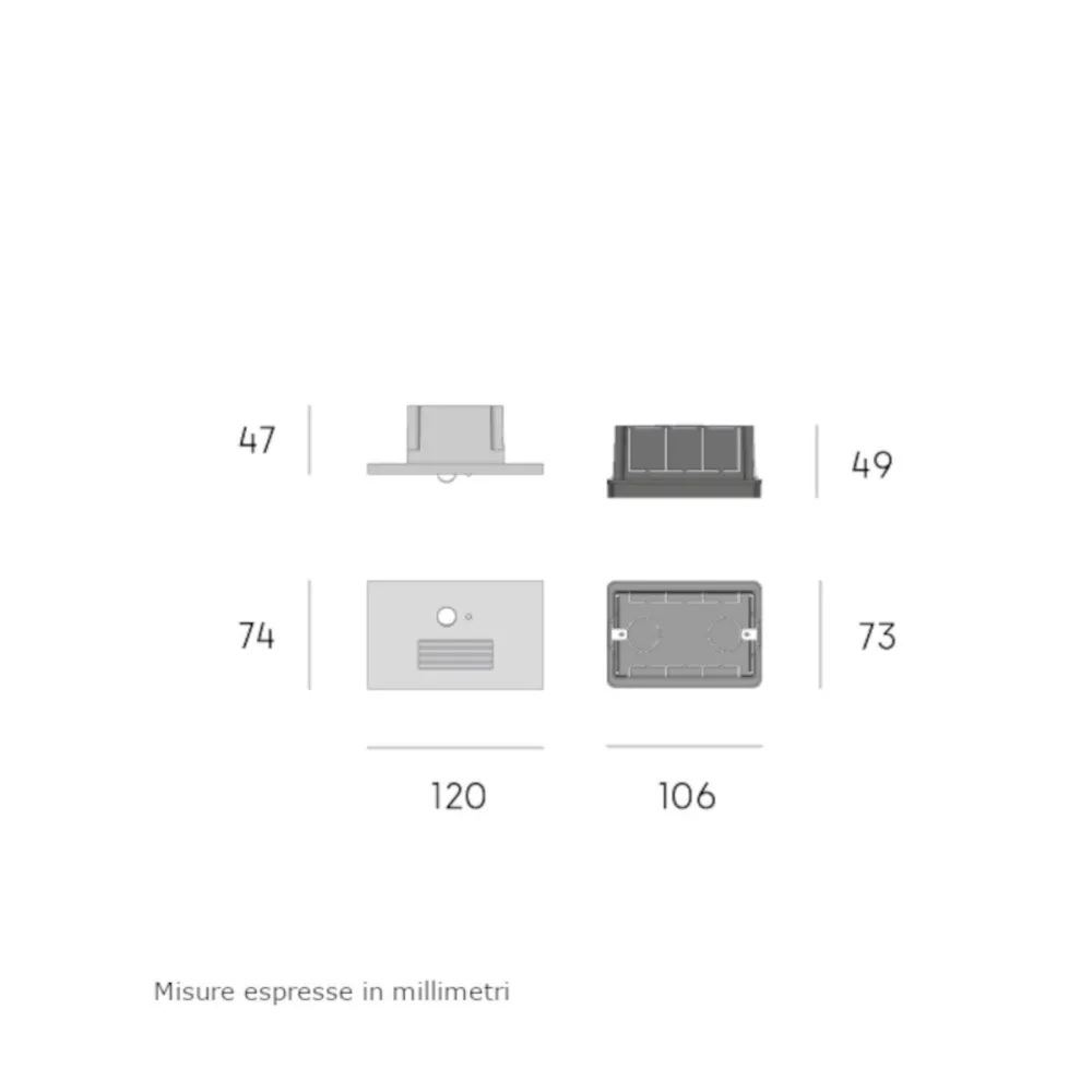 Sovil NINFEA 97809 72 LED IP65 CCT Stufenleuchte