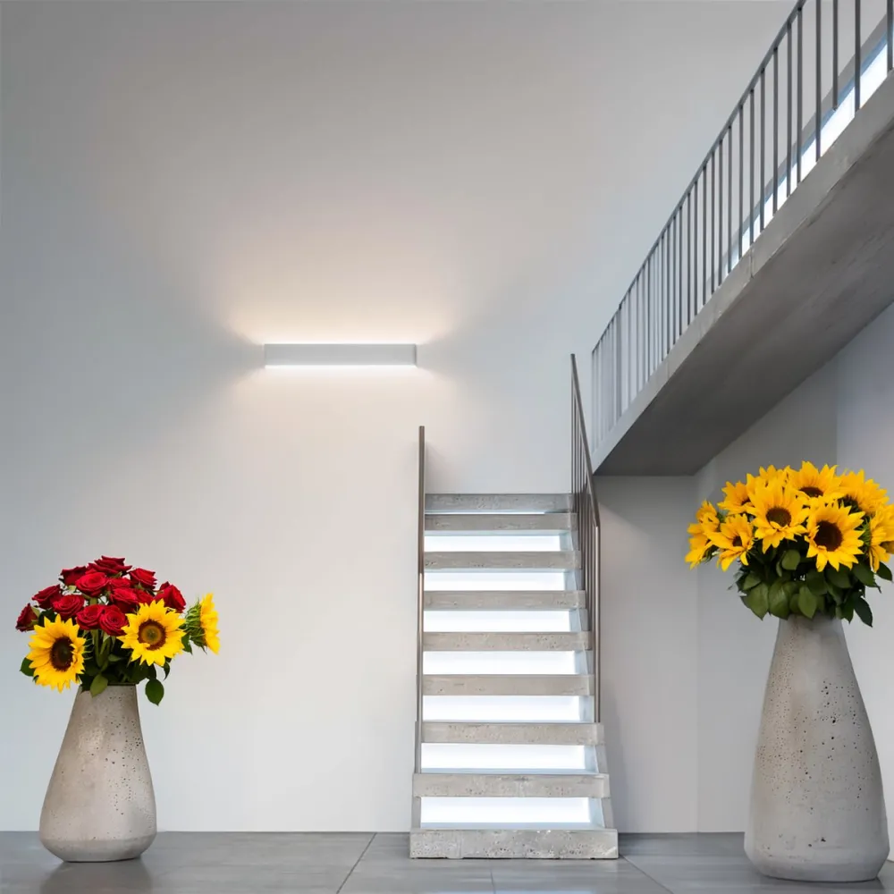 Aplique de pared de hormigón Ideal Lux DELTA LED 357119