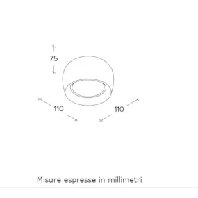 Lámpara de techo moderna Sforzin lighting MYSIA T454 GX53 LED