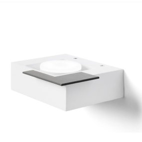 Aplique de pared moderno Sforzin MILET T472 GX53 LED de emisión única en yeso