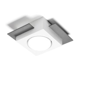 Sforzin MILET T475 GX53 LED-Deckenleuchte für Gips, modern