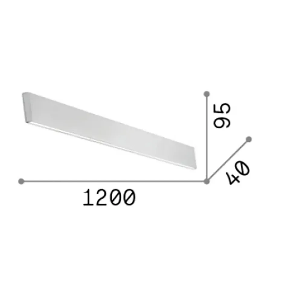 Applique moderno Ideal Lux STEEL 242019
