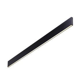 Ideal Lux STEEL 367576 120CM LED 3000K 4800LM schwarze Aluminium-Wandleuchte mit einfacher Lichtabstrahlung
