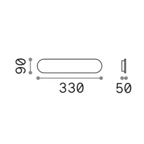 Ideal Lux Wandleuchte ZIG ZAG RUND 361925