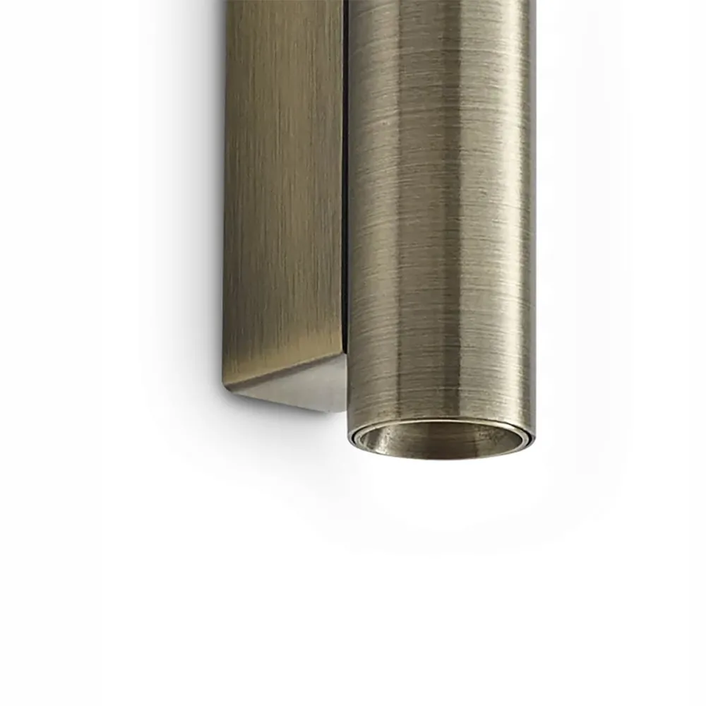 Klassische Wandleuchte Ideal Lux LOOK LED RUND AP2 370590