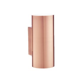 Aplique de pared clásico Ideal Lux LOOK ROUND AP2 15H 164847 GU10 LED 220V doble emisión de cobre metálico