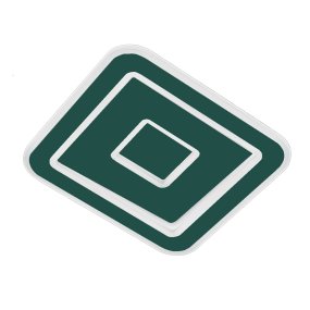 Lámpara de techo clásica Promoingross HALO Q35 RU LED CCT 3450LM lámpara de techo cuadrada