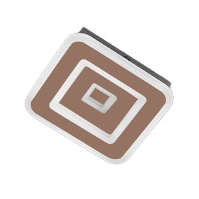 Promoingross HALO Q WH LED CCT plafonnier moderne applique murale carrée