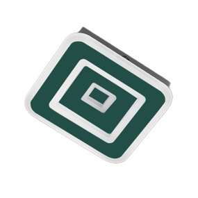 Promoingross HALO Q WH LED CCT moderne Deckenleuchte quadratische Wandleuchte