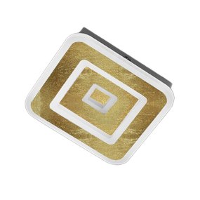 Moderne Deckenleuchte Promoingross HALO Q20 Voll-LED CCT 20x20 Methacrylat-Metall